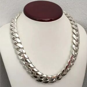 🔥Cz Diamond Miami Cubian Chain Stamp 14k Gold  Plated 5X Layered 14mm Thick 24”